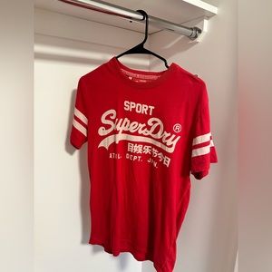 Superdry red T-shirt (size M)